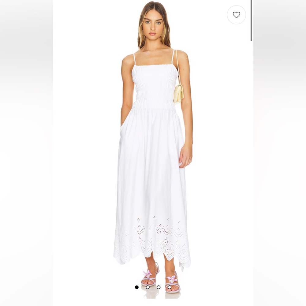 NWT SOLID & STRIPED Delta Dress in Optic White